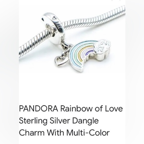Pandora Rainbow of Love dangle charm - Picture 2 of 2